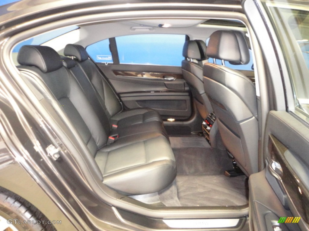 2012 7 Series 750Li xDrive Sedan - Dark Graphite Metallic / Black photo #26