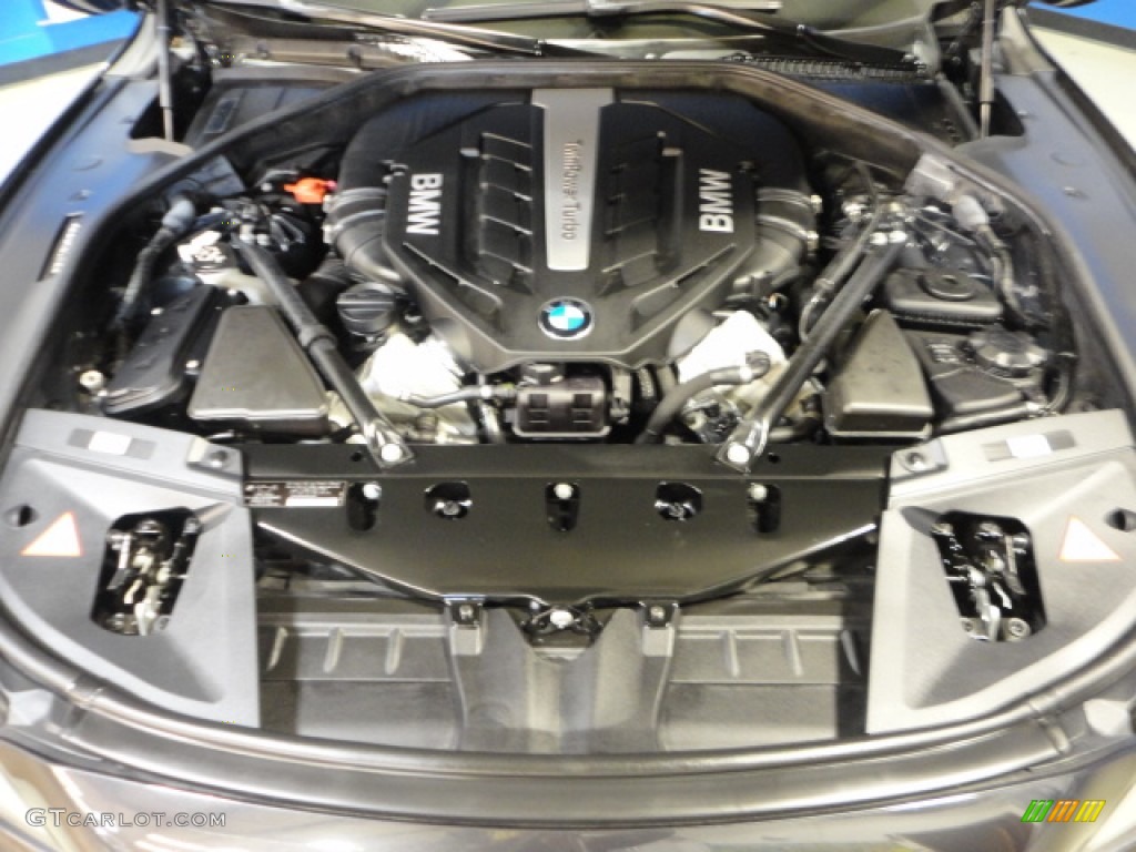 2012 7 Series 750Li xDrive Sedan - Dark Graphite Metallic / Black photo #29