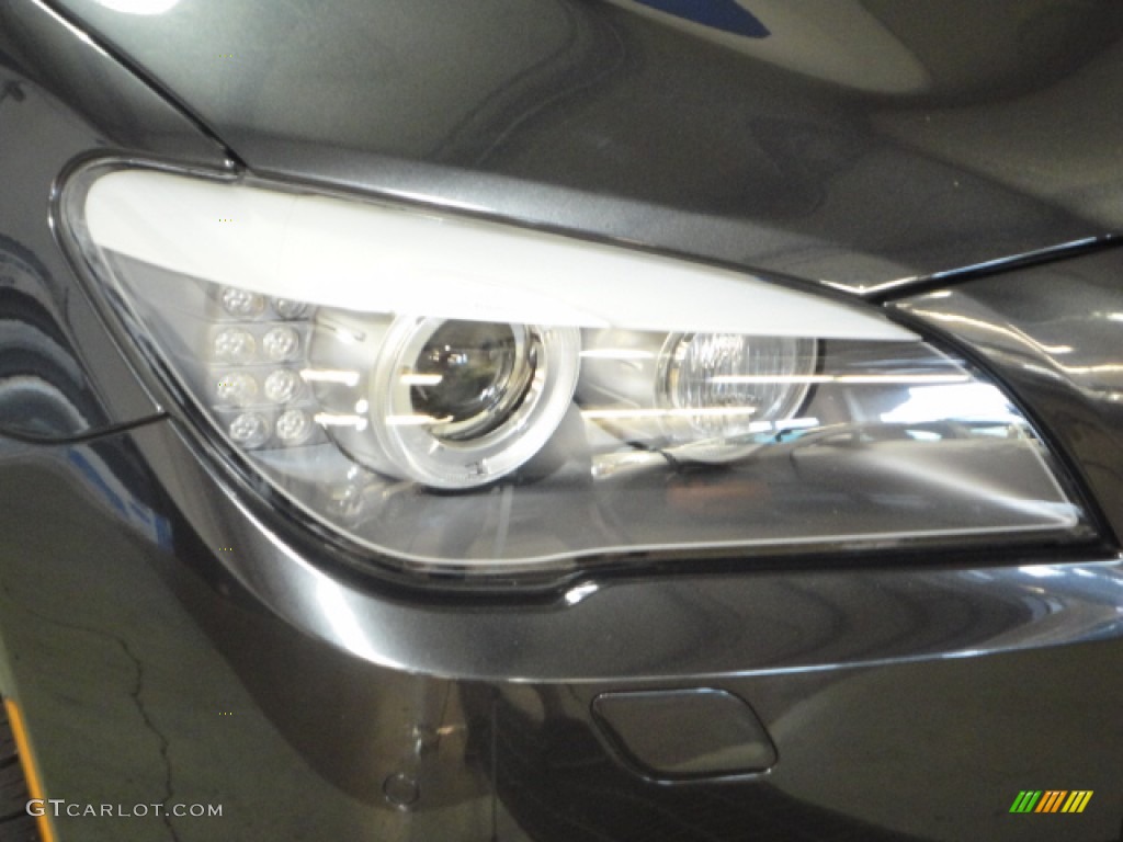 2012 7 Series 750Li xDrive Sedan - Dark Graphite Metallic / Black photo #31