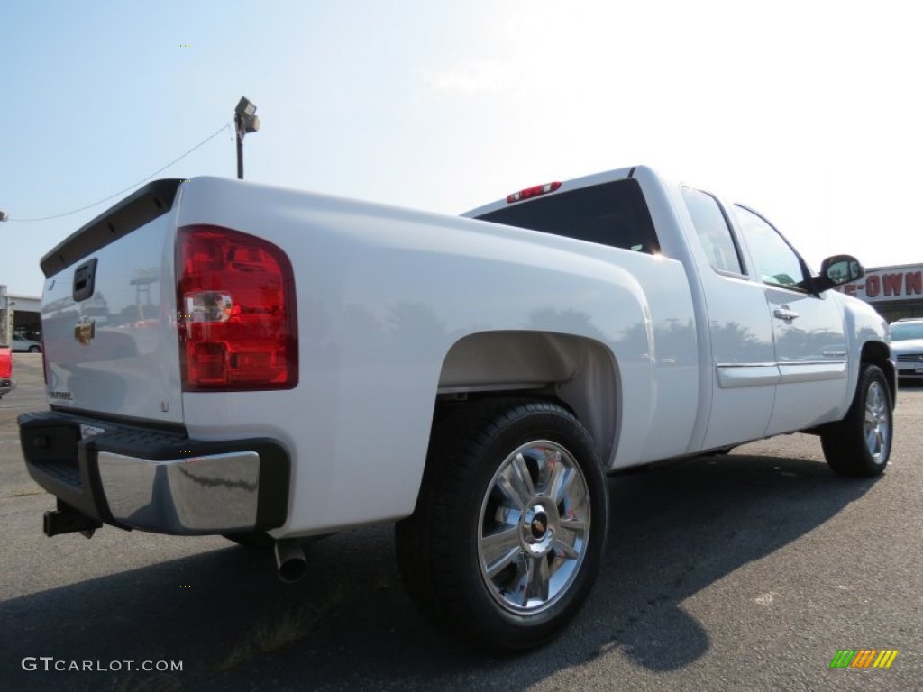 2013 Silverado 1500 LT Extended Cab - Summit White / Ebony photo #6