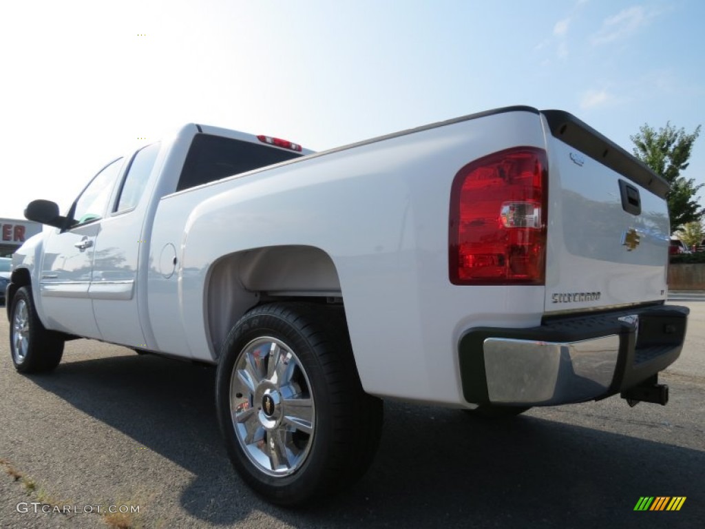 2012 Silverado 1500 LT Extended Cab - Summit White / Ebony photo #4