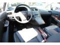 Black/Brown Walnut 2011 Lexus HS 250h Hybrid Premium Interior Color
