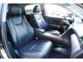 2010 Lexus RX Black/Brown Walnut Interior Front Seat Photo