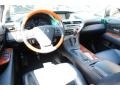 2010 Lexus RX Black/Brown Walnut Interior Prime Interior Photo