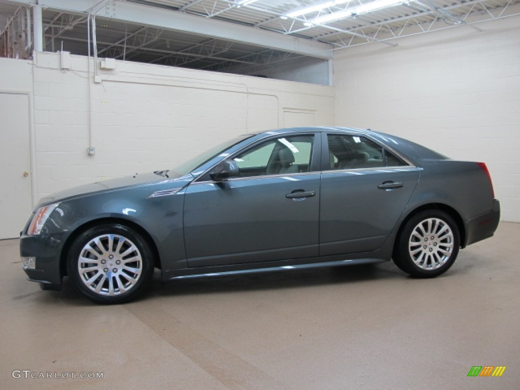 Thunder Gray ChromaFlair 2010 Cadillac CTS 4 3.0 AWD Sedan Exterior Photo #69504019