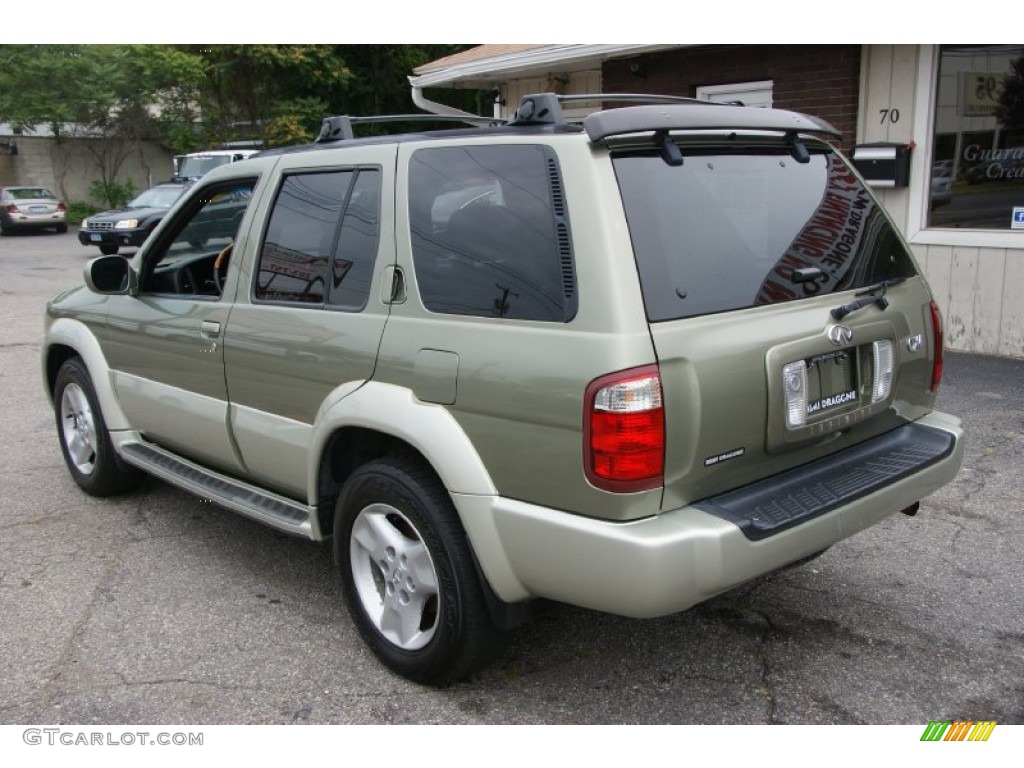 2002 QX4 4x4 - Millenium Jade Metallic / Graphite photo #7