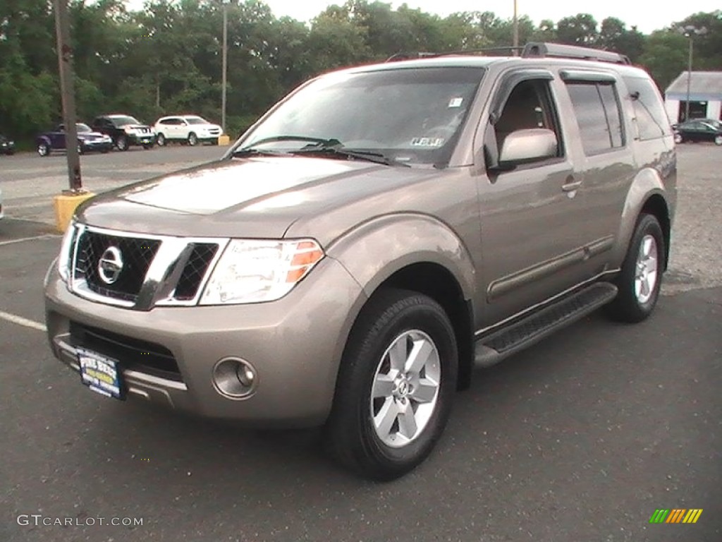 2008 Pathfinder SE 4x4 - Desert Stone / Cafe Latte photo #1