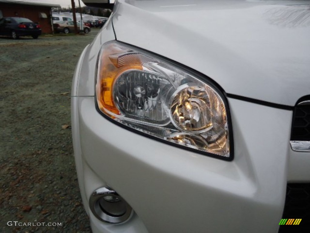 2012 RAV4 Limited 4WD - Blizzard White Pearl / Ash photo #13