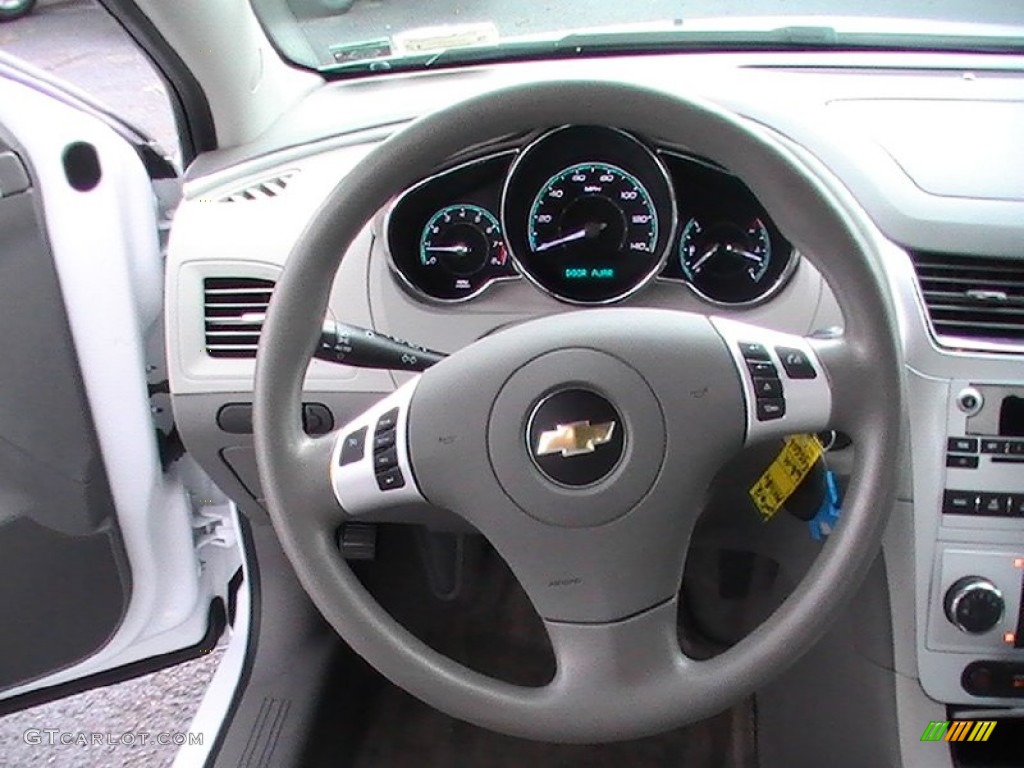 2012 Chevrolet Malibu LS Titanium Steering Wheel Photo #69505717