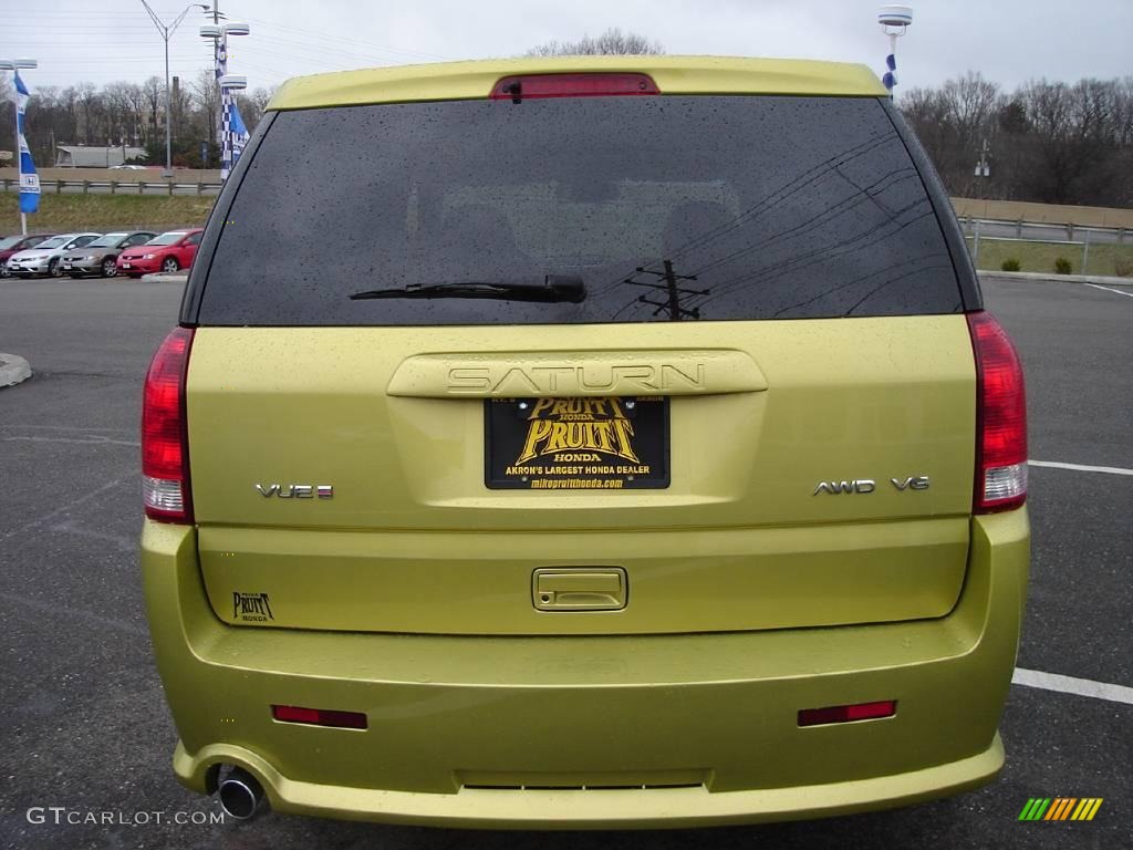 2004 VUE Red Line AWD - Electric Lime / Tan photo #4