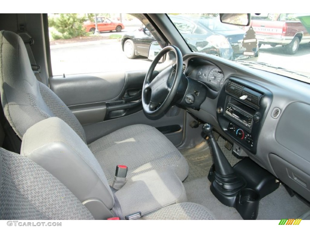 Medium Graphite Interior 1999 Ford Ranger XLT Regular Cab Photo #69506986