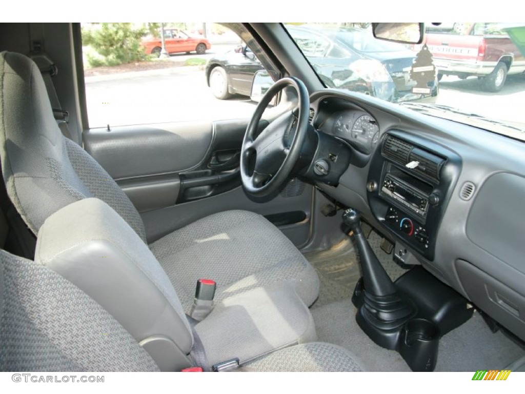 1999 Ranger XLT Regular Cab - Harvest Gold Metallic / Medium Graphite photo #17