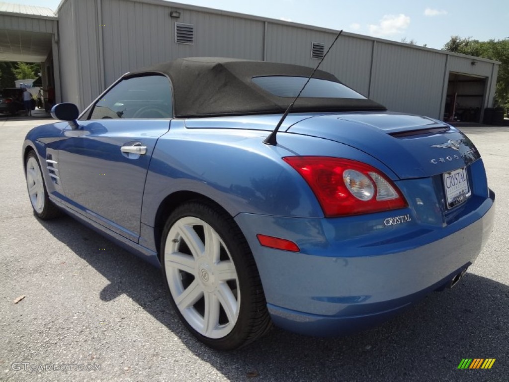 2005 Crossfire Limited Roadster - Aero Blue Pearlcoat / Dark Slate Grey/Vanilla photo #3