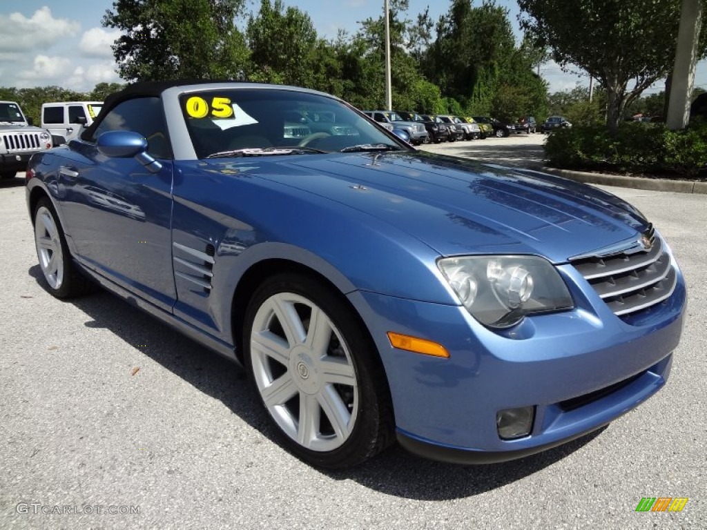 Aero Blue Pearlcoat 2005 Chrysler Crossfire Limited Roadster Exterior Photo #69507145