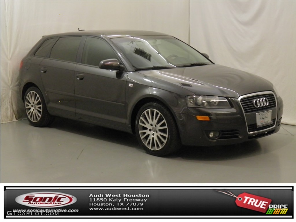 2006 A3 2.0T - Lava Grey Pearl / Black photo #1
