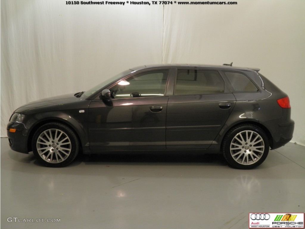 2006 A3 2.0T - Lava Grey Pearl / Black photo #5