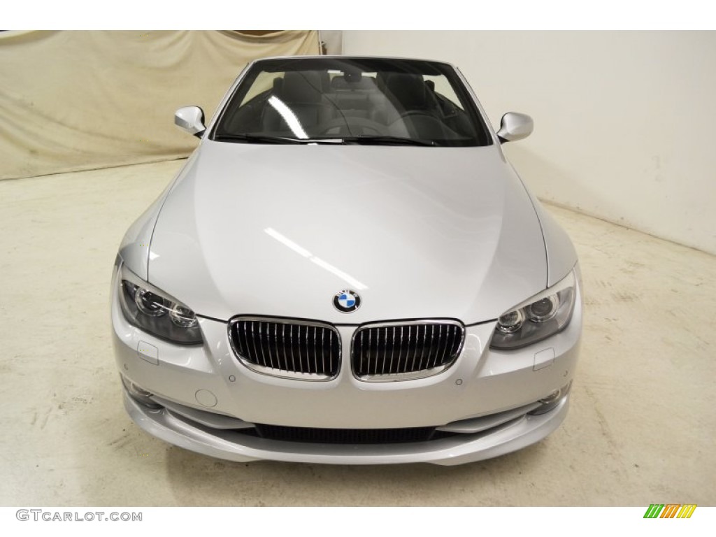 2011 3 Series 335i Convertible - Titanium Silver Metallic / Black photo #4