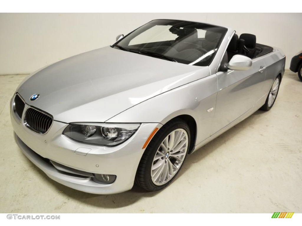 2011 3 Series 335i Convertible - Titanium Silver Metallic / Black photo #5