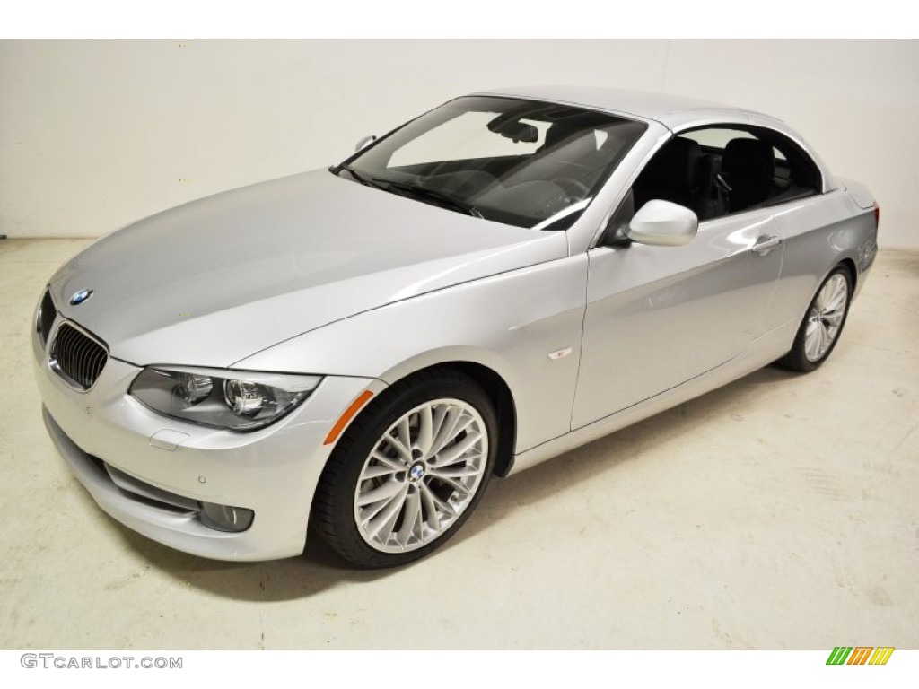 2011 3 Series 335i Convertible - Titanium Silver Metallic / Black photo #15