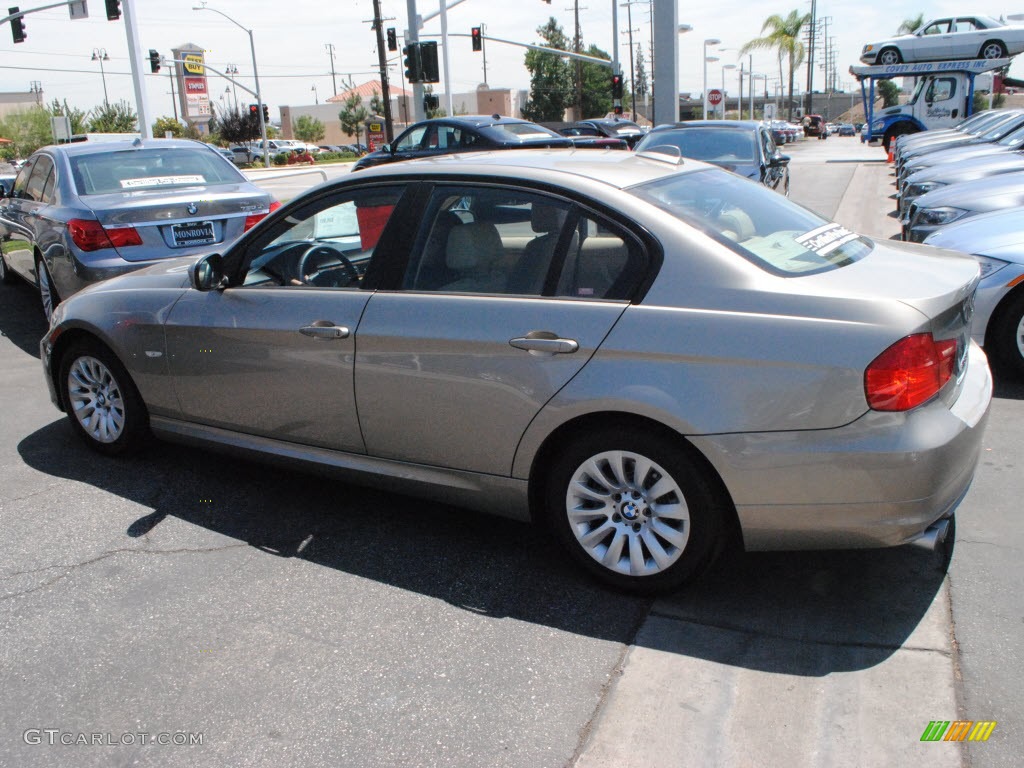 2009 3 Series 328i Sedan - Platinum Bronze Metallic / Beige photo #6