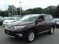 Sizzling Crimson Mica 2012 Toyota Highlander SE 4WD Exterior