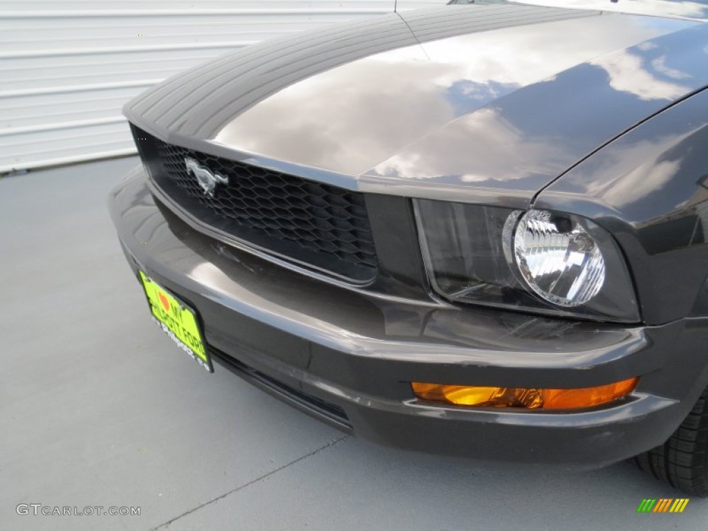2007 Mustang V6 Deluxe Coupe - Alloy Metallic / Dark Charcoal photo #9