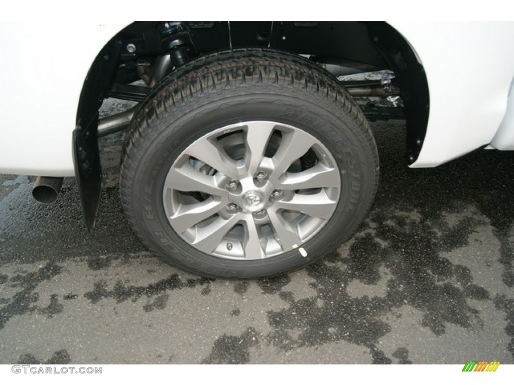 2012 Tundra Platinum CrewMax 4x4 - Super White / Black photo #10