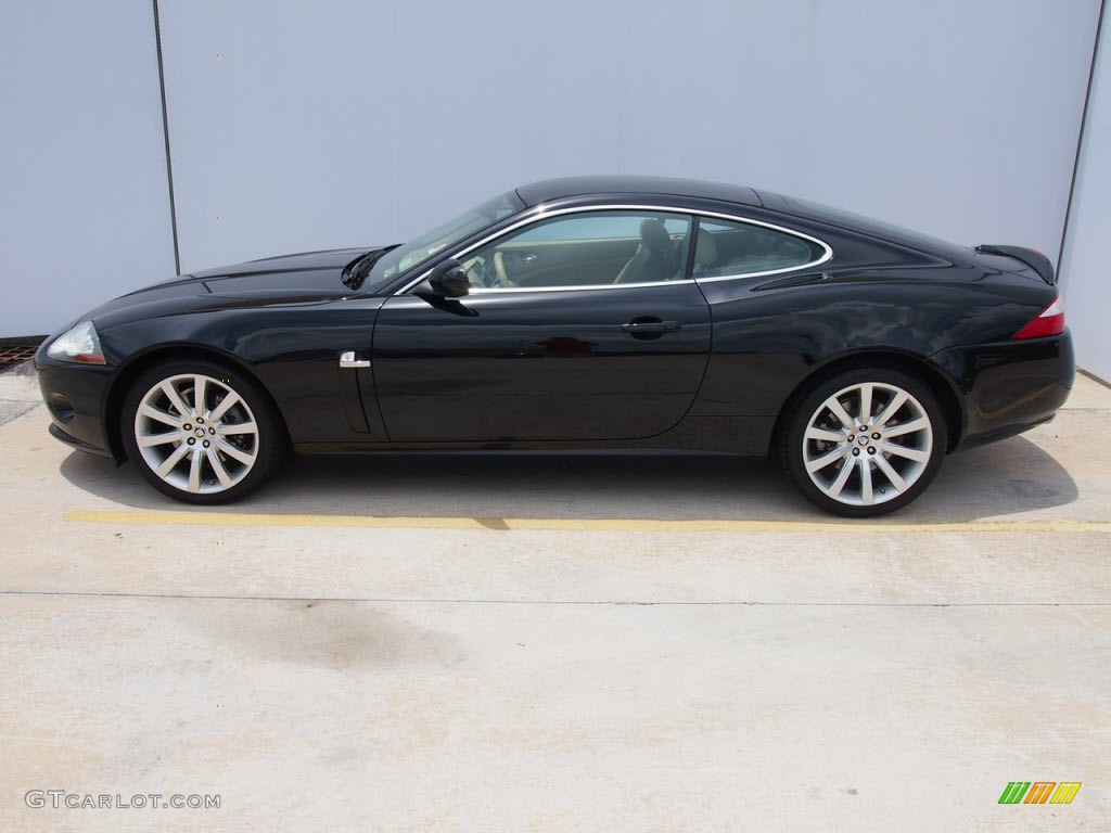 Ebony Black 2009 Jaguar XK XK8 Coupe Exterior Photo #69511618