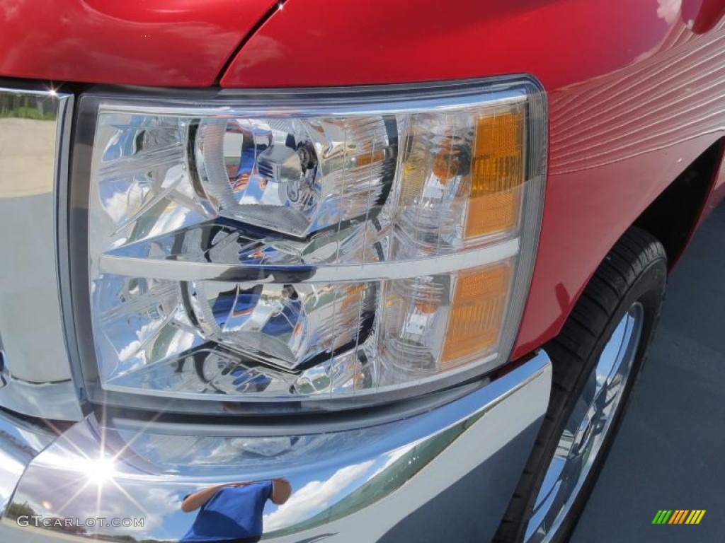 2012 Silverado 1500 LT Crew Cab - Victory Red / Ebony photo #8