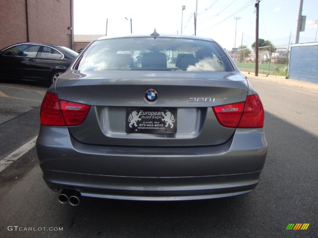 2010 3 Series 328i xDrive Sedan - Space Gray Metallic / Black photo #5
