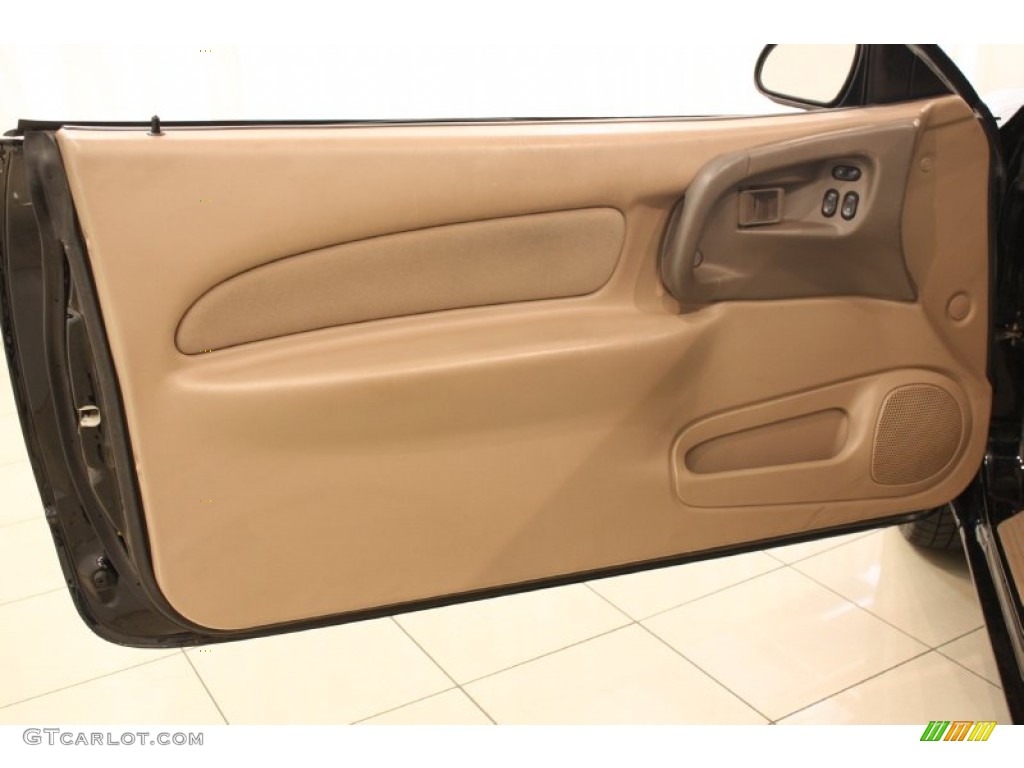 2003 Ford Escort ZX2 Coupe Medium Prairie Tan Door Panel Photo #69512701