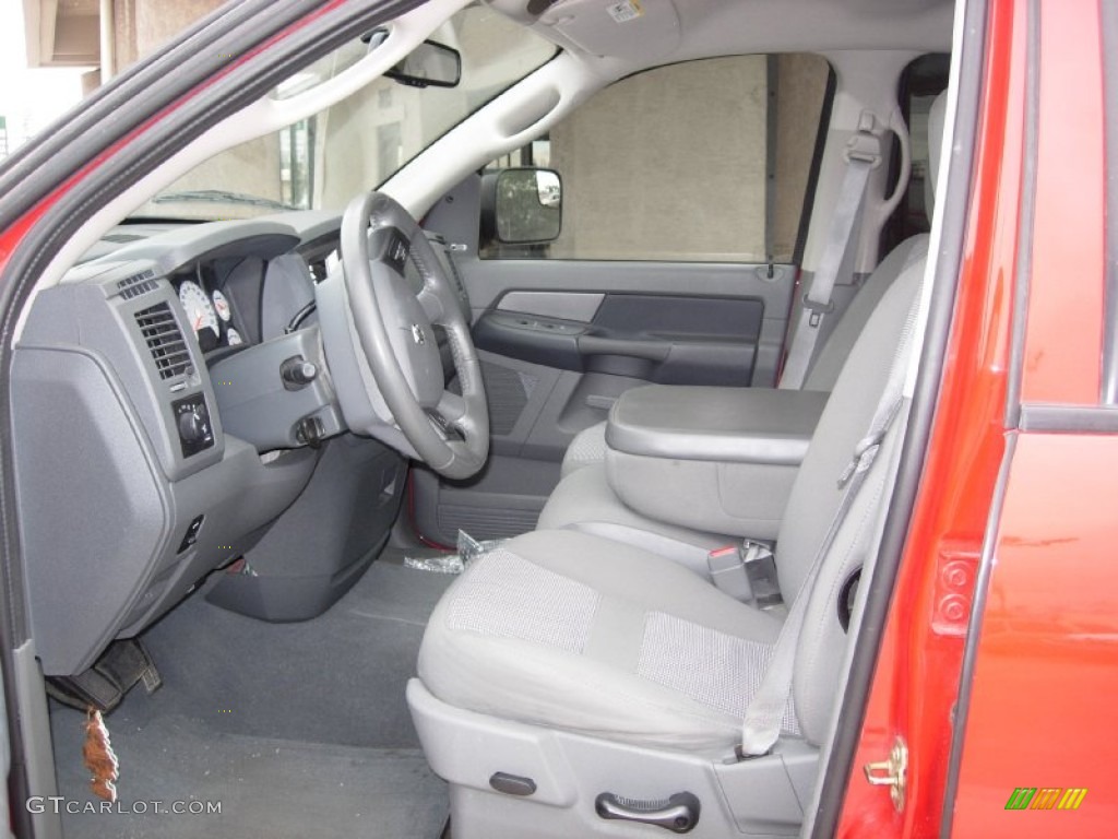 2007 Ram 1500 Sport Quad Cab 4x4 - Flame Red / Medium Slate Gray photo #3