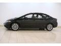 Crystal Black Pearl 2011 Honda Civic EX Sedan Exterior