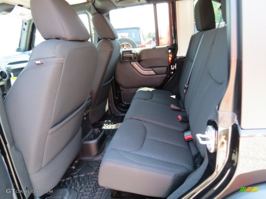 2013 Jeep Wrangler Unlimited Sport S 4x4 Rear Seat Photo #69516196