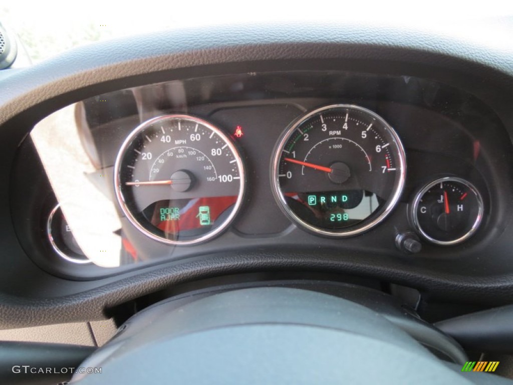 2013 Jeep Wrangler Unlimited Sport S 4x4 Gauges Photo #69516247