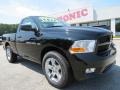 2012 Black Dodge Ram 1500 Express Regular Cab  photo #1