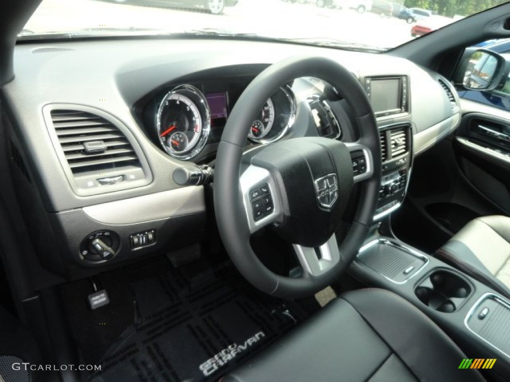 2013 Dodge Grand Caravan R/T Black Dashboard Photo #69516880