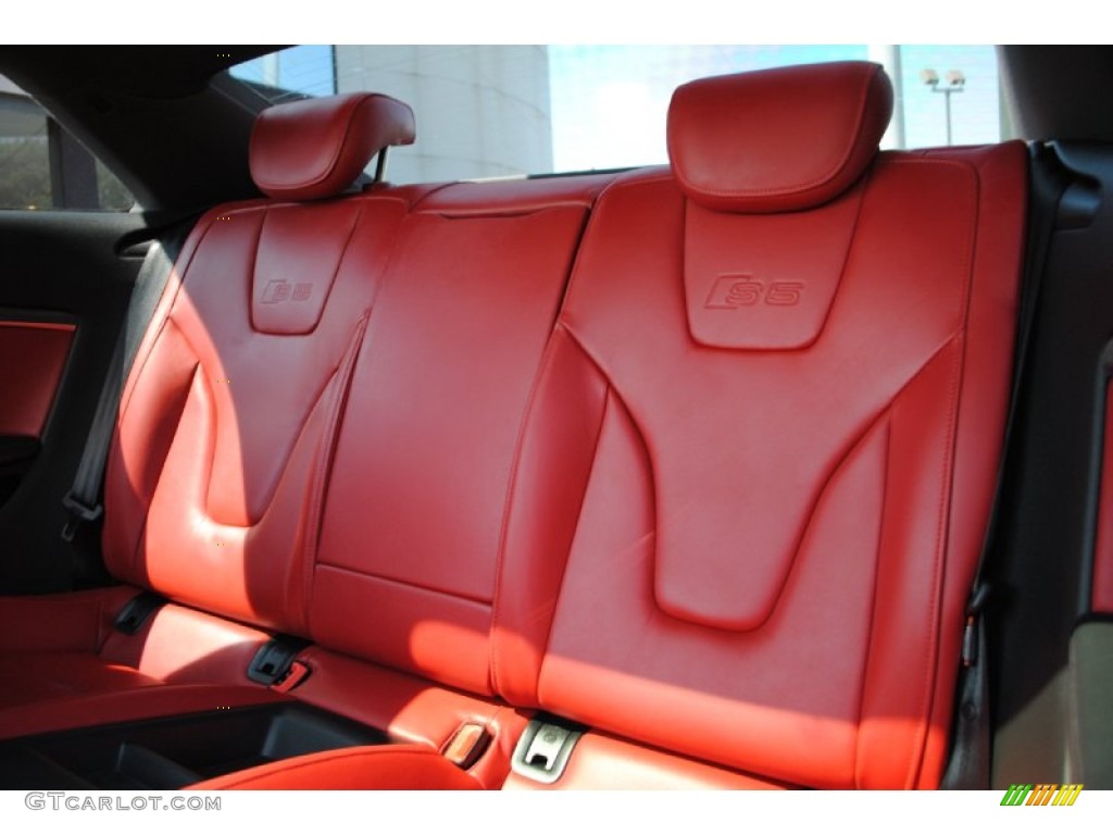 2012 Audi S5 4.2 FSI quattro Coupe Rear Seat Photo #69517435