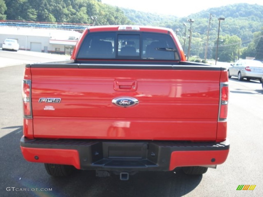 2011 F150 FX4 SuperCab 4x4 - Race Red / Black photo #7