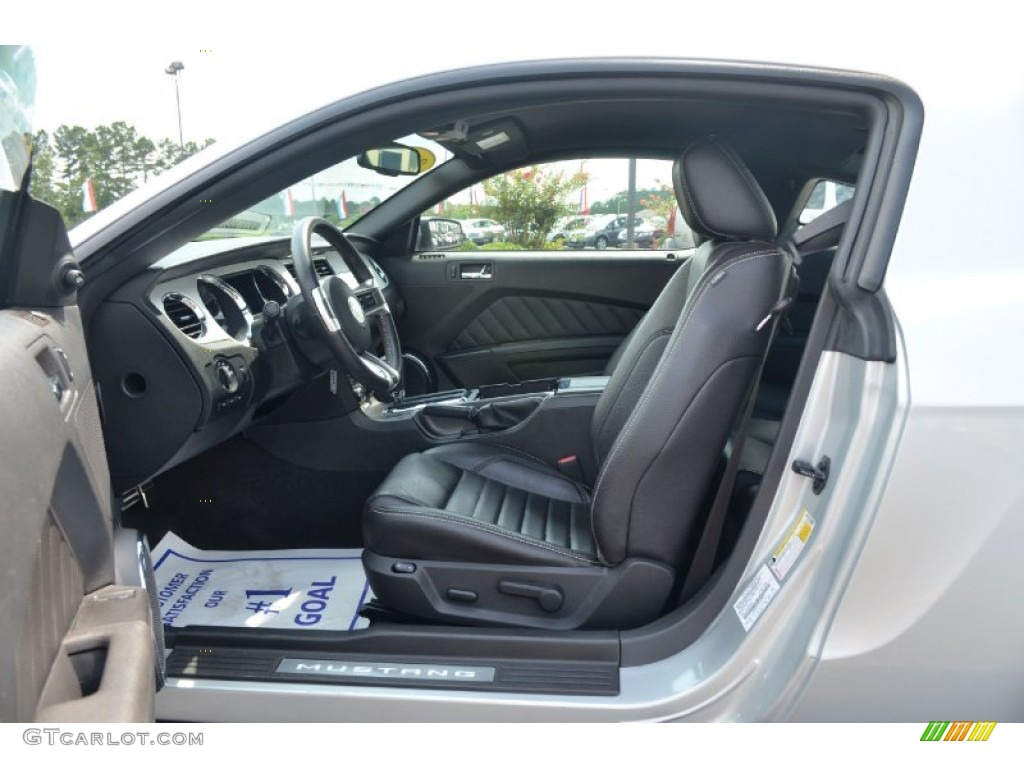Charcoal Black Interior 2012 Ford Mustang GT Premium Coupe Photo #69517681