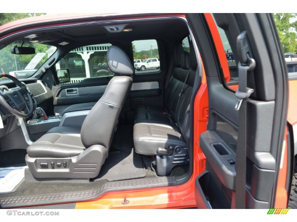 Raptor Black Interior 2011 Ford F150 SVT Raptor SuperCab 4x4 Photo #69519739
