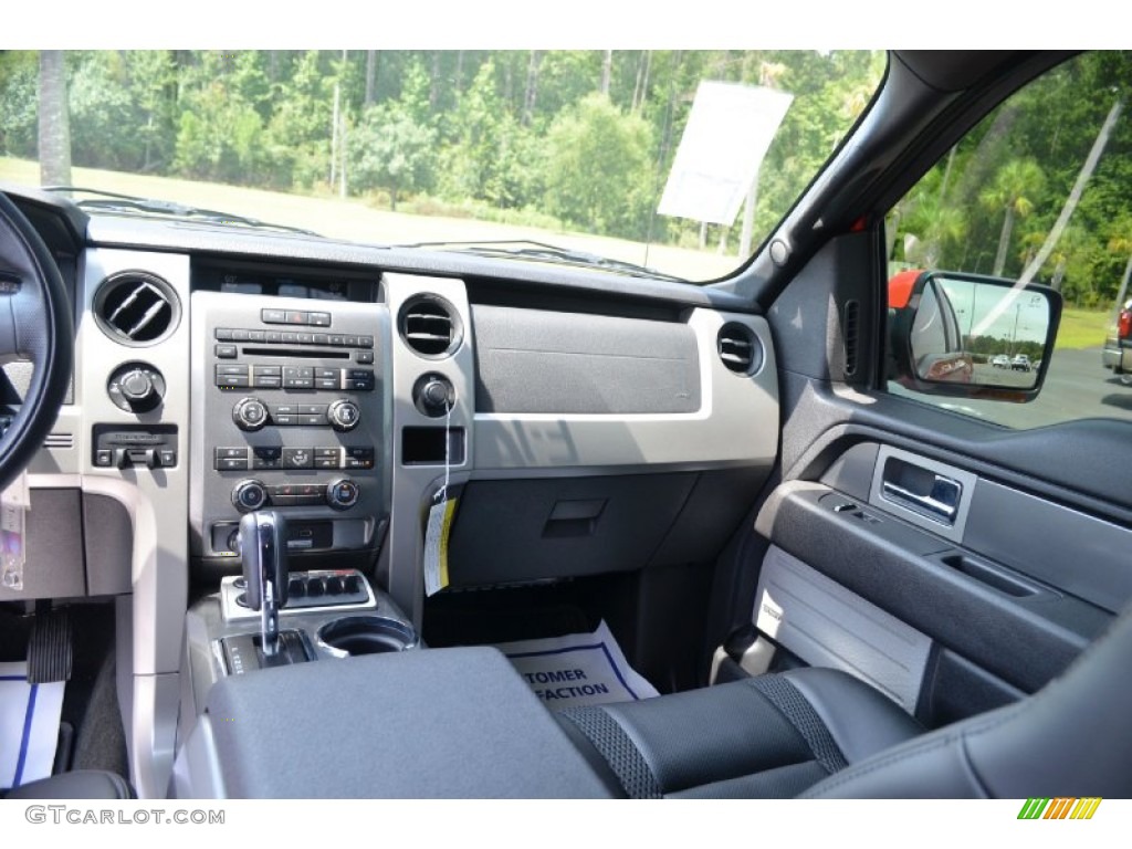2011 F150 SVT Raptor SuperCab 4x4 - Molten Orange Tri Coat / Raptor Black photo #16