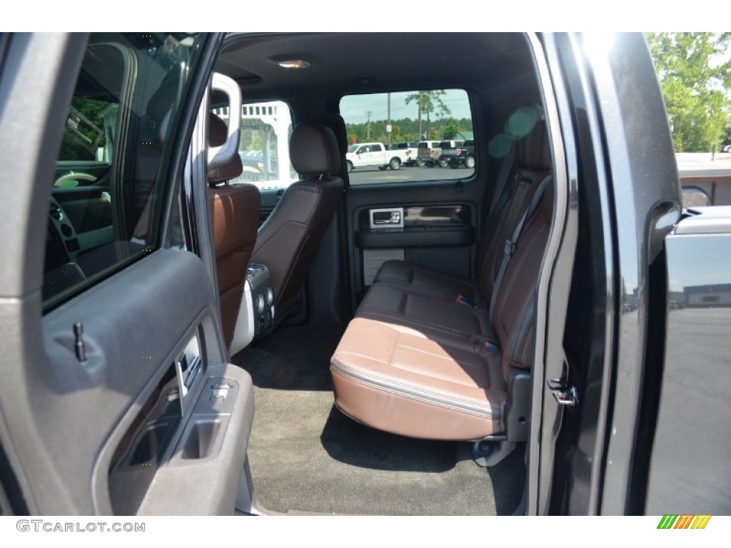2012 Ford F150 Platinum SuperCrew 4x4 Rear Seat Photo #69519952