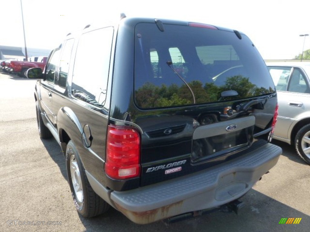2001 Explorer Sport 4x4 - Black / Dark Graphite photo #3