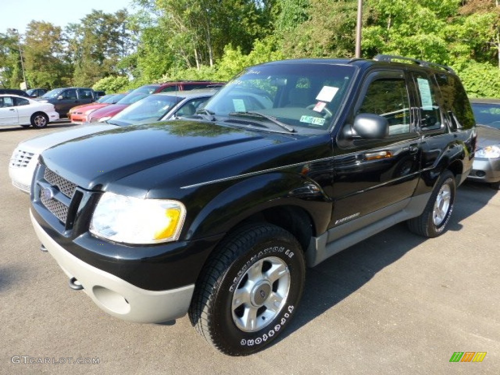 2001 Explorer Sport 4x4 - Black / Dark Graphite photo #4