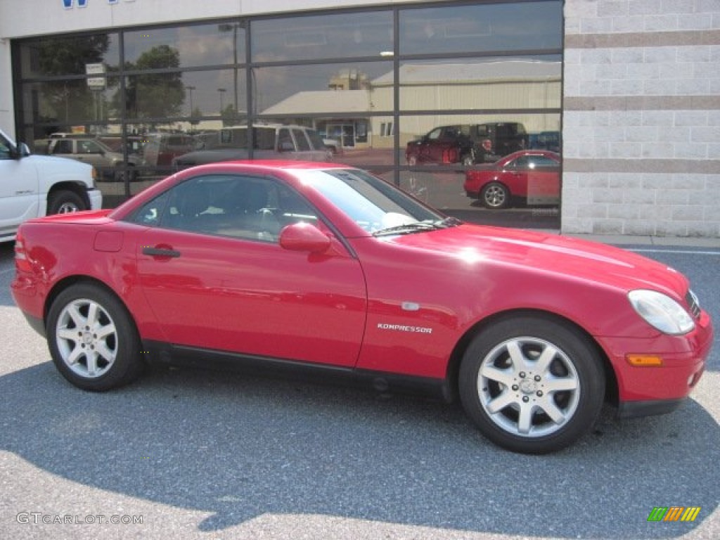1998 SLK 230 Kompressor Roadster - Imperial Red / Oyster photo #1
