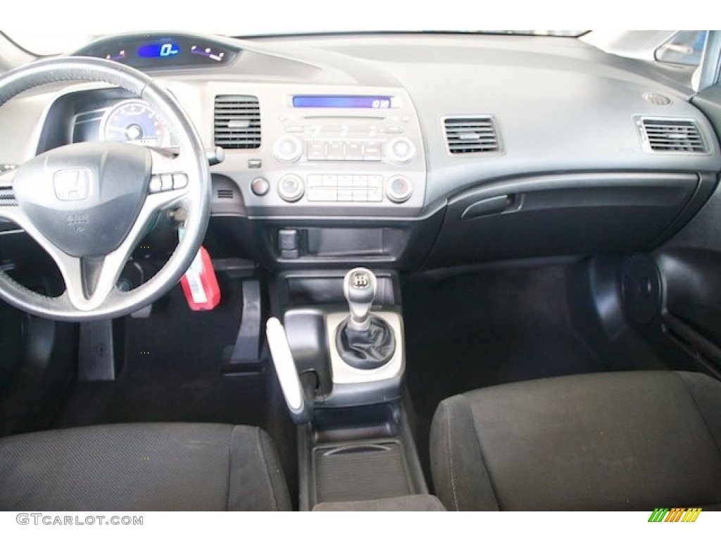 2010 Honda Civic LX-S Sedan Black Dashboard Photo #69521458
