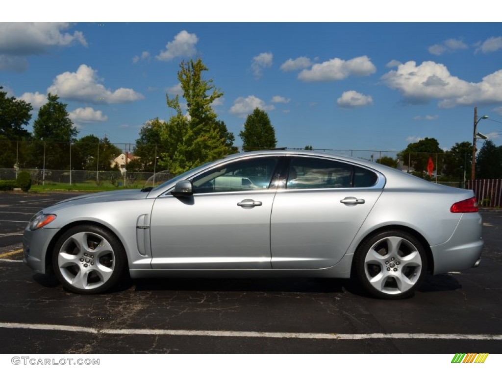 Liquid Silver Metallic 2009 Jaguar XF Supercharged Exterior Photo #69521809