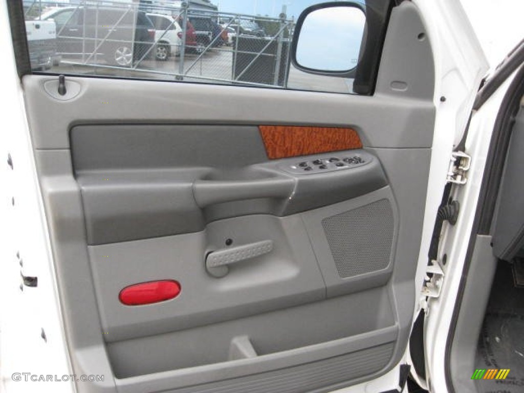 2006 Ram 2500 SLT Quad Cab 4x4 - Bright White / Medium Slate Gray photo #15