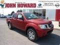 2012 Lava Red Nissan Frontier SV Crew Cab 4x4  photo #1